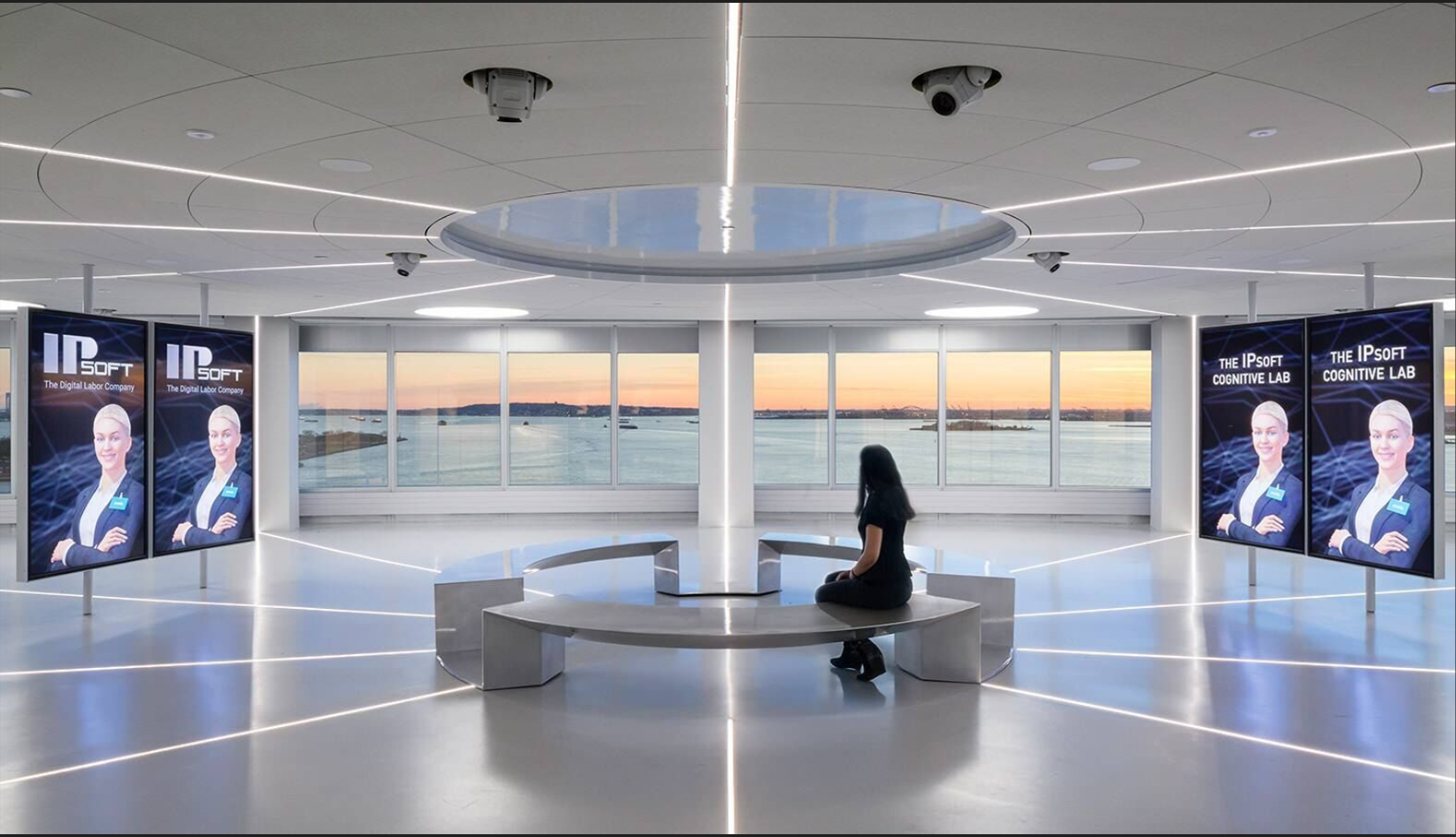 Aura acoustical ceiling and wall panels