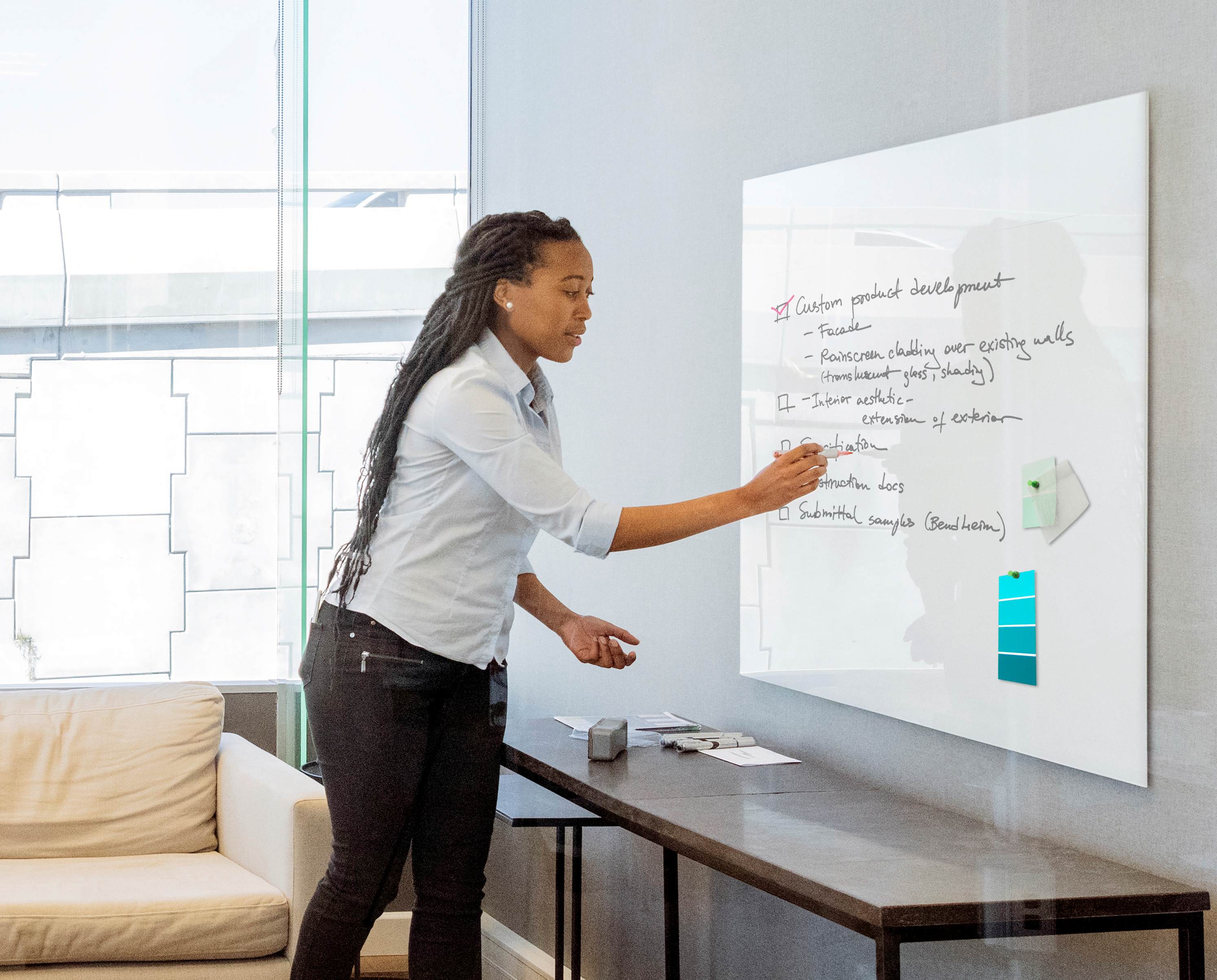 Magnetic Glass Marker Boards