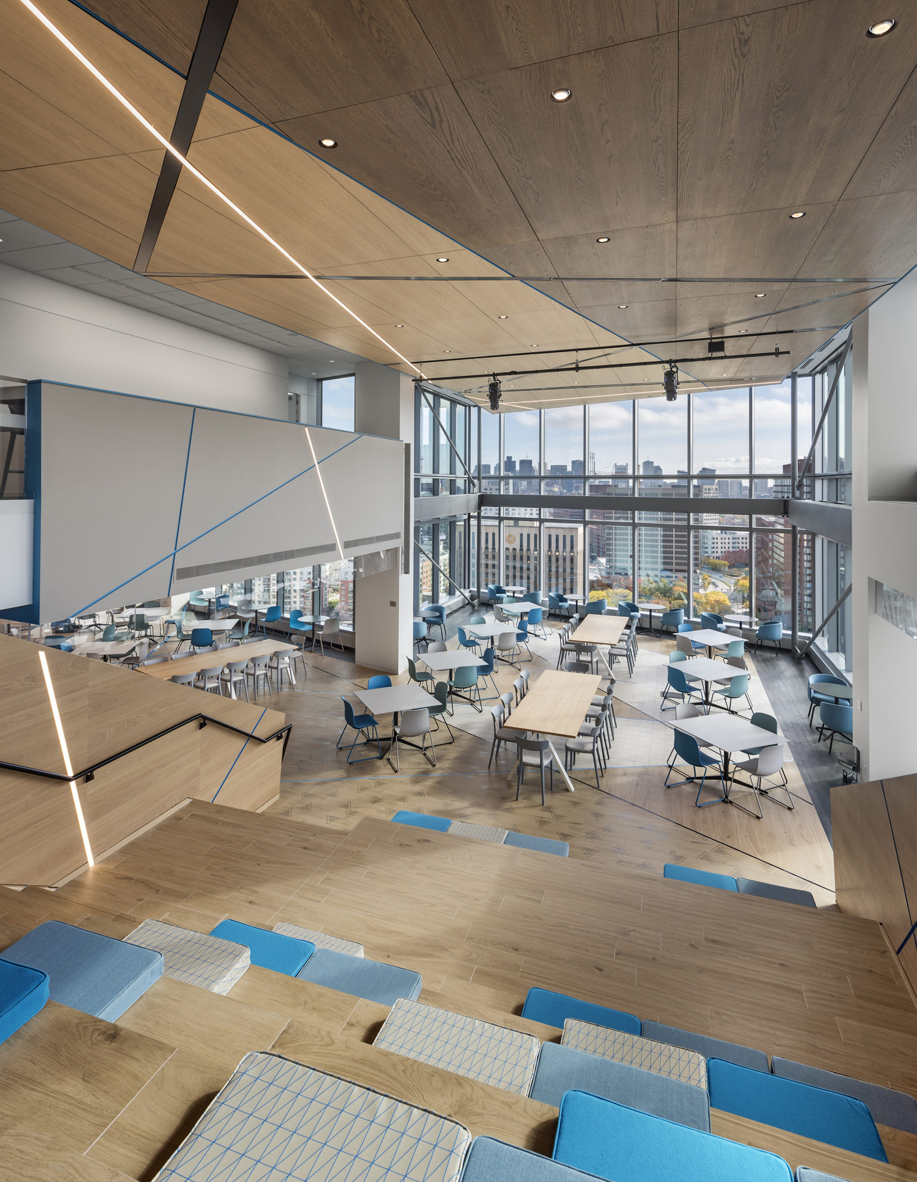 Legno acousticals ceiling and wall panels